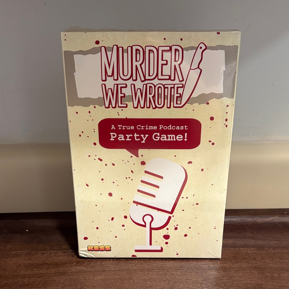 Murder We Wrote Party Game - Red and White